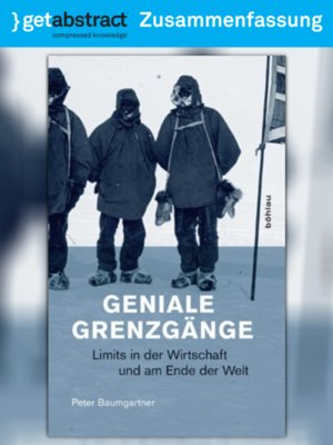cover image of Geniale Grenzgänge (Zusammenfassung)